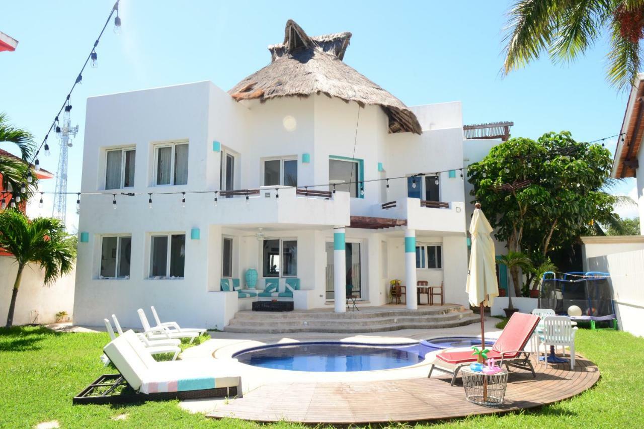 Bella Casa Privada Junto Al Mar Caribe Villa Cancún Eksteriør bilde