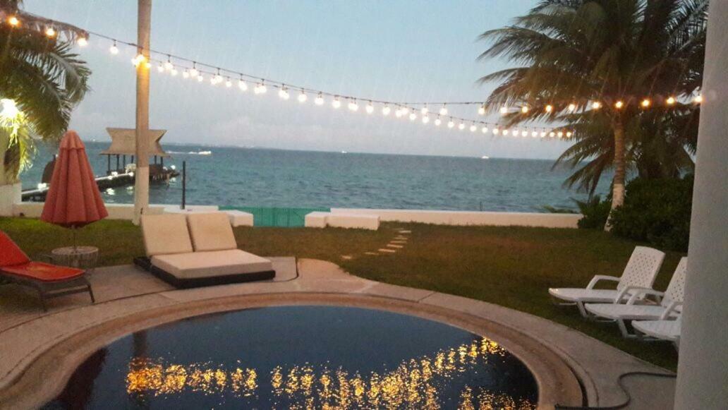 Bella Casa Privada Junto Al Mar Caribe Villa Cancún Eksteriør bilde